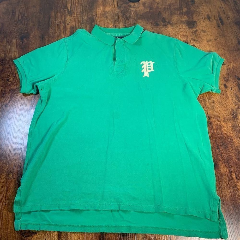 Vintage Polo Ralph Lauren Shirt Mens XXL Green Polo BIG P Preppy